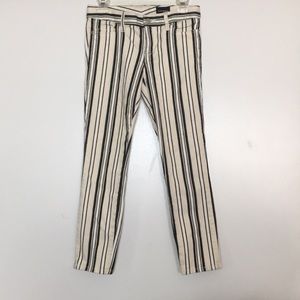 Club Monaco Striped Crop Jean